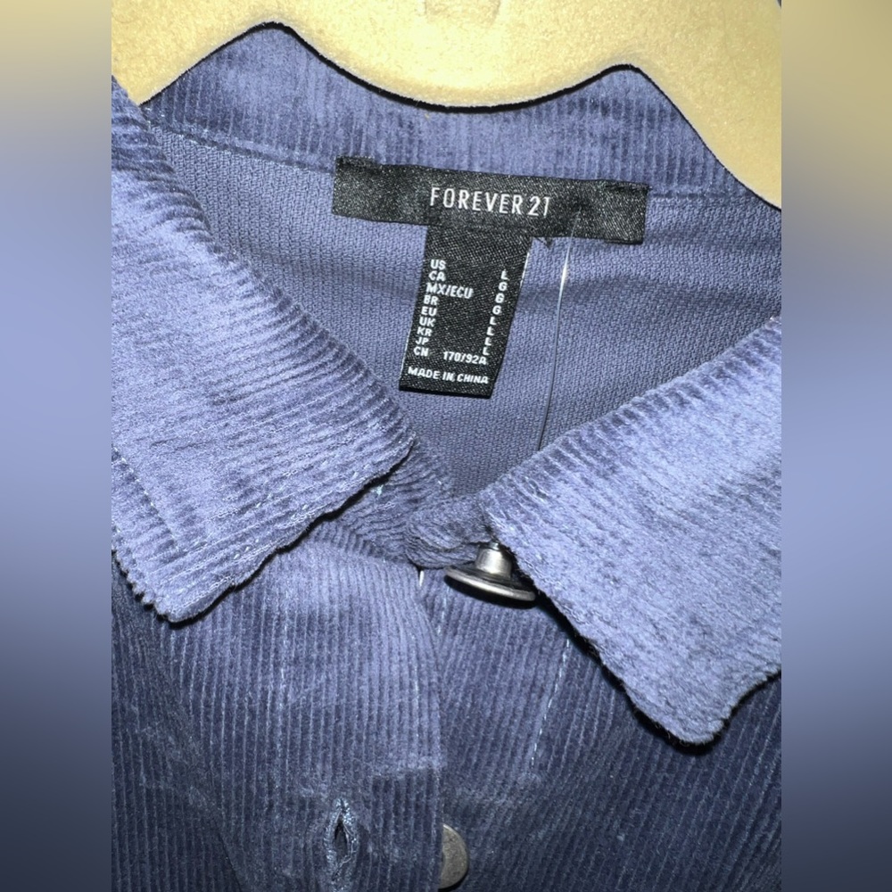 Forever 21 corduroy dress nwt size large - Picture 6 of 8